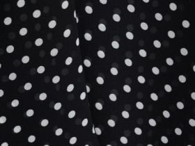 Блузка из шифона с рукавом разрезом и бантом, Черный