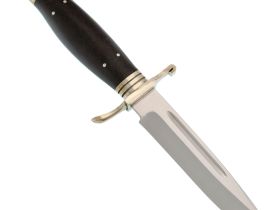 Финка НКВД, кованая 95х18, граб