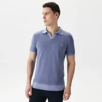 Мужское хлопковое поло Lacoste стандартного кроя