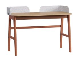 Письменный стол Бревор-1 120x60 Дуб Барбера/Терракотовый