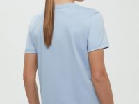 Футболка из мерсеризованного хлопка с принтом