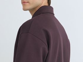 Куртка с воротником поло, Фиолетовый