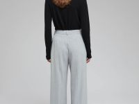 Прямые брюки в полоску