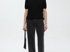 Джинсы mom fit женские