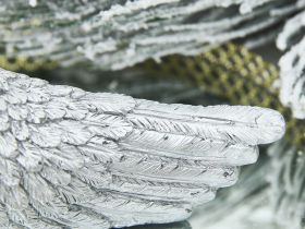 Свеча Angel wings, серебро