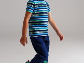 Комплект трикотажный для мальчиков: фуфайка (футболка), брюки