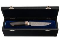 Подарочная шкатулка для ножа с двойным дном, дуб, лак