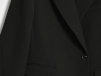 Приталенный жакет, Черный