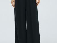 Широкие брюки со стрелками, Черный