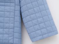 Стеганая куртка с отложным воротником на кнопках