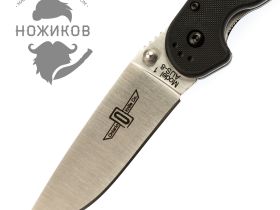 Нож складной Ontario RAT I, сталь AUS-8, рукоять термопластик GRN, черный