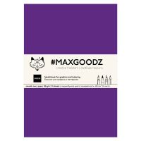 Скетчбук Maxgoodz "Large" NEW B5, 32 л, 150 г Фиолетовый
