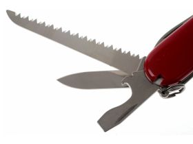 Складной швейцарский нож Victorinox Camper, сталь X55CrMo14, рукоять Cellidor®, красный, 13 функций, 91мм