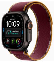 Смарт-часы Apple Watch Ultra 4 49mm Black Titanium Case with Burgundy Trail Loop (M/L)