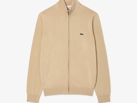 Мужской свитер Lacoste на молнии из органического хлопка