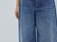 Джинсы со средней посадкой, Синий