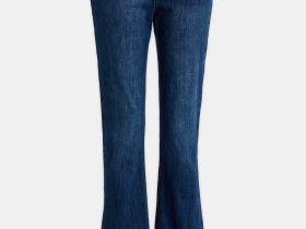 Расклешенные джинсы с высокой посадкой