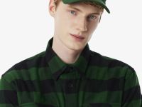 Мужская фланелевая рубашка-куртка Lacoste оверсайз