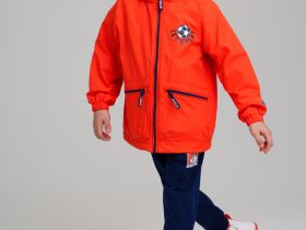 Куртка текстильная с полиуретановым покрытием для мальчиков (ветровка)