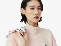 Женская хлопковая толстовка Lacoste