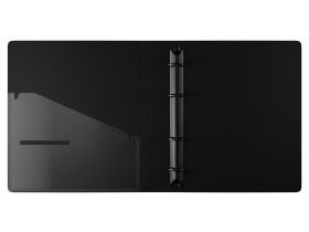 Папка на 4 кольцах Berlingo "Instinct" А5, 35 мм, 700 мкм, D-кольца, с внутр. карманом, аквамарин