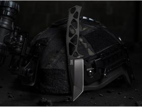 Нож с фиксированным клинком Boker FX01, сталь D2, рукоять сталь, черный