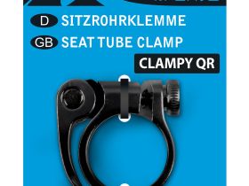 Подседельный хомут ACME M-Wave с эксцентриком (серебристый 34.9 мм)