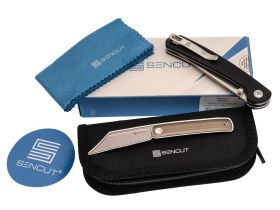 Складной нож Sencut Skelfin, сталь 9Cr18MoV, рукоять G10, черный