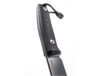 Нож с фиксированным клинком LionSteel M1 GBK, сталь M390, рукоять G10, черный
