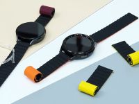 Ремешок Araree Link Strap Black для Galaxy Watch 20 мм, силикон оранжевый