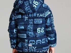 Куртка текстильная с полиуретановым покрытием для мальчиков