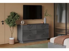 Комод Монсон 160x82 Графитовый
