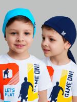 Бандана трикотажная для мальчиков, 2 шт в комплекте
