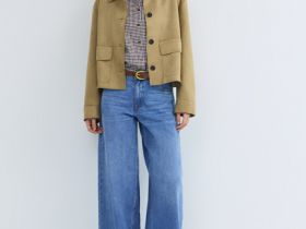 Куртка из искусственной замши, Бежевый