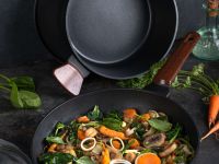 Сковорода-вок без крышки Polaris Albero-28W