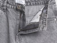 Прямые джинсы для девочек, Серый