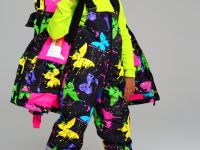 Комплект текстильный с полиуретановым покрытием для девочек: куртка, полукомбинезон