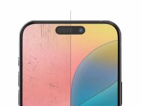 Защитное стекло uBear Extreme Nano Shield Privacy для Apple iPhone 16 Pro Max с чёрной рамкой