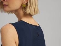 Свободный топ из жатой ткани