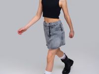 Юбка текстильная джинсовая для девочек