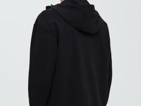 Худи на молнии свободного силуэта