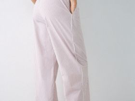 Пижамные брюки из хлопка, Бежевый