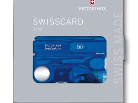 Швейцарская карта Victorinox SwissCard Lite, сталь X50CrMoV15, рукоять ABS-Пластик, синий