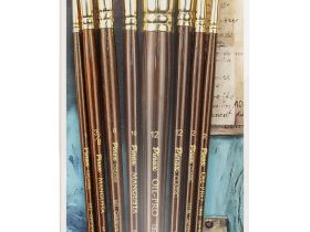 Набор кистей для масла Pinax x Maria Pavlova "MASTERS CHOICE SET III" 8 шт, ассорти