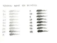 Карандаш чернографитный Tombow Mono 9H