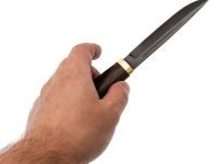 Нож Финка Титан разборная, сталь 65Г, граб