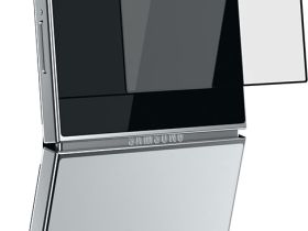 Защитное стекло VLP Premium Shield для Samsung Galaxy Z Флип8/Флип7 с чёрной рамкой