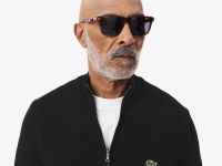 Мужской свитер Lacoste на молнии из органического хлопка