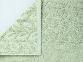 Полотенце махровое Luana, зеленое
