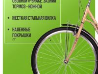 Женский велосипед Stels Legenda 370 VC 28, год 2025, цвет Коричневый, ростовка 20